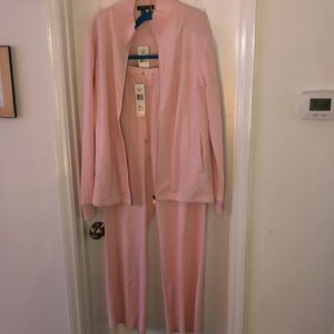Lauren Ralph Lauren Women's XL Blush Athletic Pant and Jacket Set